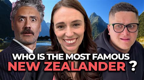 Whos The Most Famous New Zealander Mega Survey Youtube