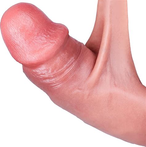 Amazon Realistic Uncut Dildo Sliding Foreskin Dildo Realistic