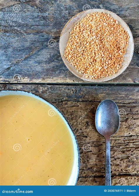 Turkish Tarhana Soup Made Of Flour Yoghurt And Vegetables Stock Image