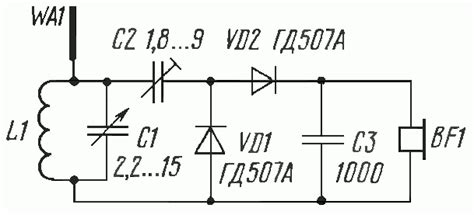 The simplest Crystal radio circuit diagram | Radio, Electronic ...