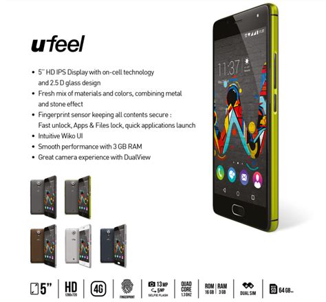 Wiko Ufeel Ufeel Lite And Robby Smartphones Unveiled Tech Arp