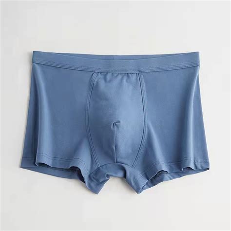 Black Mens Underwear Modal Fabric Nude Basic Mens Boxers Underwear Brief Trunks China Mens