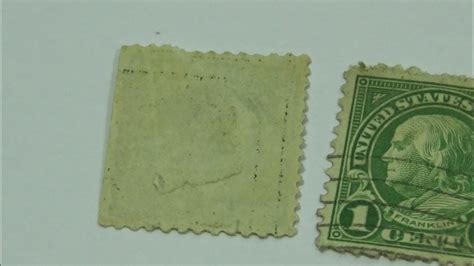 Update On 1909 And 1923 Benjamin Franklin Green One Cent Stamp Youtube