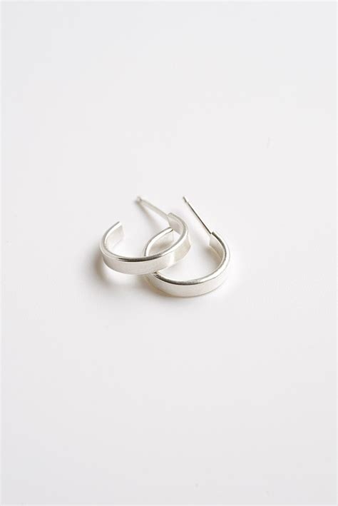 Tiny Silver Hoop Earrings Tiny Hoop Earrings In Sterling Silver Silver Hoop Earrings Sterling