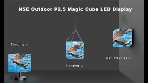 Introduction Of Nse Outdoor Magic Cube Led Display Youtube