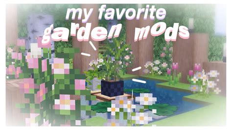 My Favorite Gardenfloral Mods For Minecraft Pe 🌸🌱🦋 Best Aesthetic Mcpe Youtube