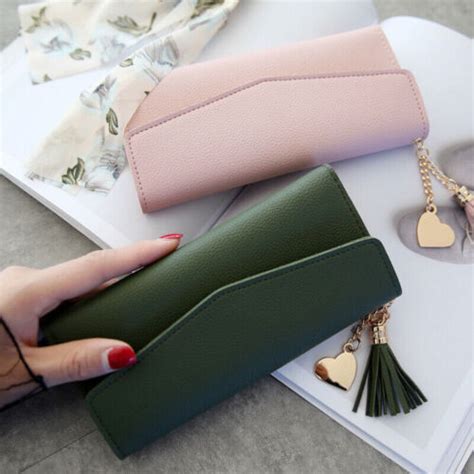 Fashion Lady Women Leather Clutch Wallet Long Card Holder Case Purse