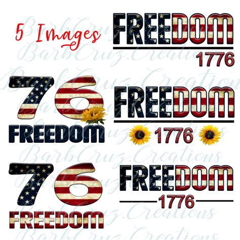 Fourth Of July 4th Of July Freedom 1776 American Flag Digital