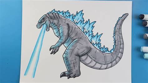 25 Easy Godzilla Drawing Ideas – How to Draw Godzilla | Mahlen