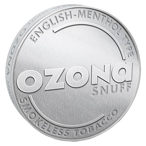 Ozona English Menthol Schnupftabak Kaufen Frischer Menthol Snuff