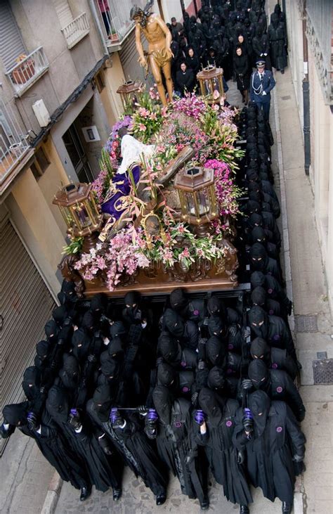 Processioni Religiose In Settimana Santa La Spagna Fotografia