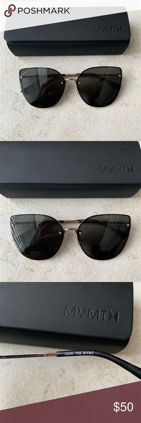 Mvmt Empress Sunglasses Black And Silver Sunglasses Black Silver Silver