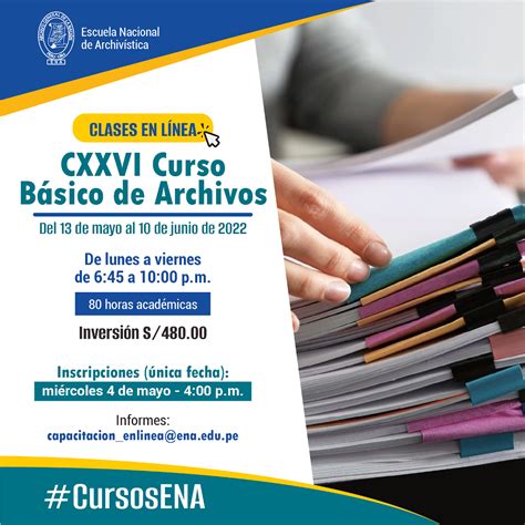 Cursos En Línea Escuela Nacional de Archivística