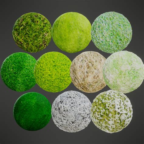 ArtStation - 100 PBR Grass Textures Bundle | Game Assets