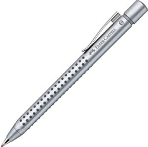 Faber Castell Grip Medium Tip Ballpoint Pen Silver Amazon Ca