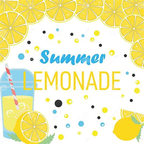 Fresh Lemonade Banner Stock Vector Illustration Of Juicy 184460025