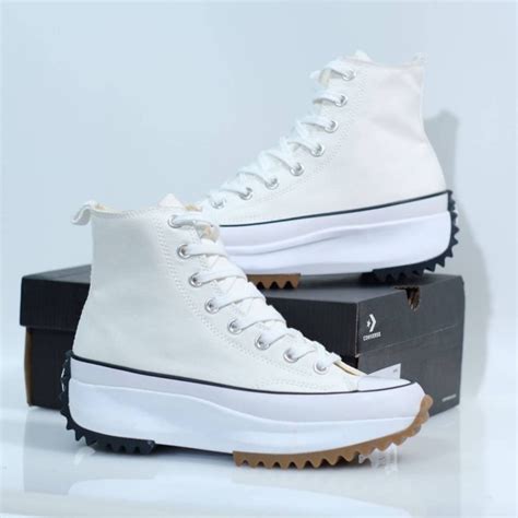 Jual SEPATU CONVERSE RUN STAR HIKE LUGGED HIGH WHITE GUM Shopee Indonesia