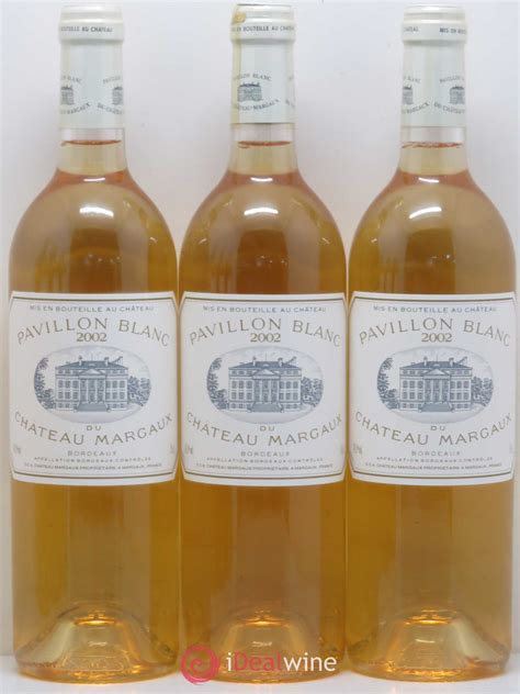 Acheter Pavillon Blanc Du Château Margaux 2002 Lot 12050