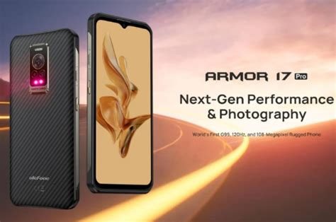 Ulefone Armor 17 Pro Smartphone Tangguh Dengan Kamera 108MP Layar