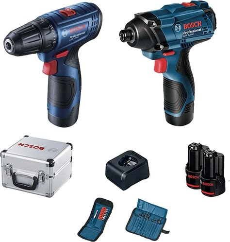 Combo Parafusadeira Furadeira 12V GSR 120 Li GDR 120 Li Bosch