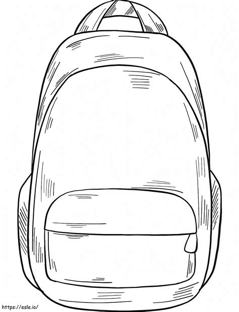 backpack coloring pages