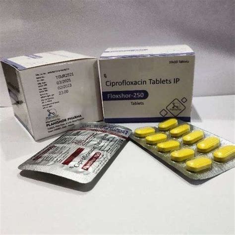 Ciprofloxacin Mg Antibiotic Tablets Expiration Date Printed On