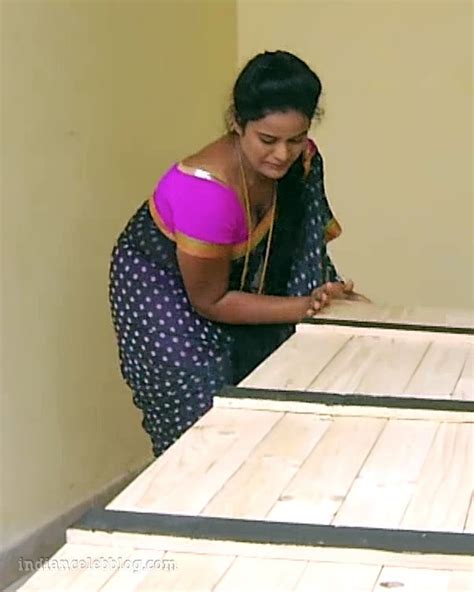 Priyanka Vamsam Tamil Serial S2 34 Hot Saree Hd Caps Starcelebblog