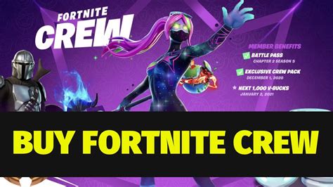 How To Get Fortnite Crew New Fortnite Battle Royale Youtube