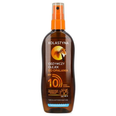 Kolastyna odżywczy olejek do opalania SPF10 150 ml 13787188842 Allegro pl