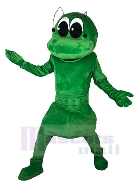 Fourmi verte drôle Mascotte Costume Animal
