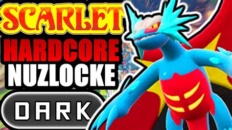 Pokémon Scarlet Hardcore Nuzlocke DARK Types Only No items No