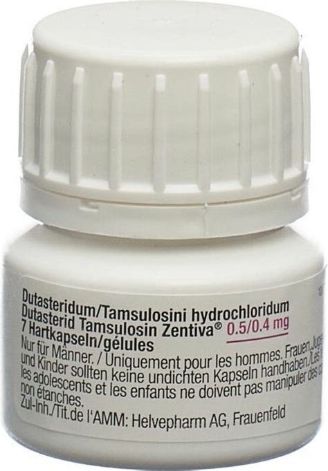 Dutasterid Tamsulosin Zentiva 0 5 0 4mg Flasche 7 Stück in der Adler