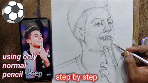 How To Draw Paulo Dybala Paulo Dybala Easy Drawing YouCanDraw Easy