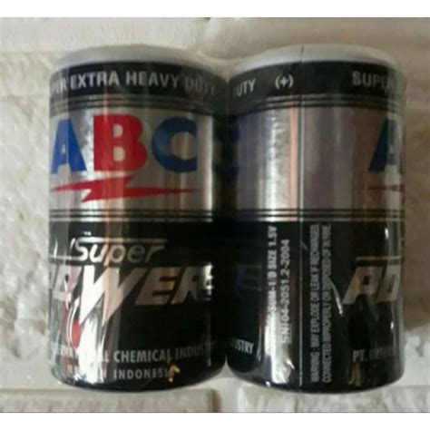 Jual Baterai Abc Hitam Besar Tipe D R Baterai Super Power Pack