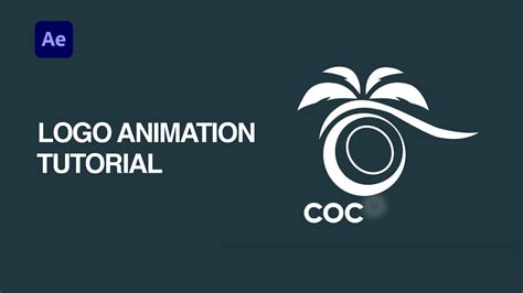 Simple logo animation tutorial in After Effect - YouTube