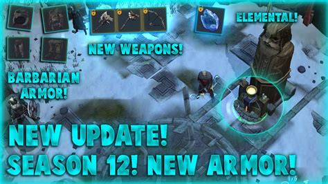 Frostborn NEW UPDATE NEW WEAPONS BARBARIAN ARMOR NEW ITEMS