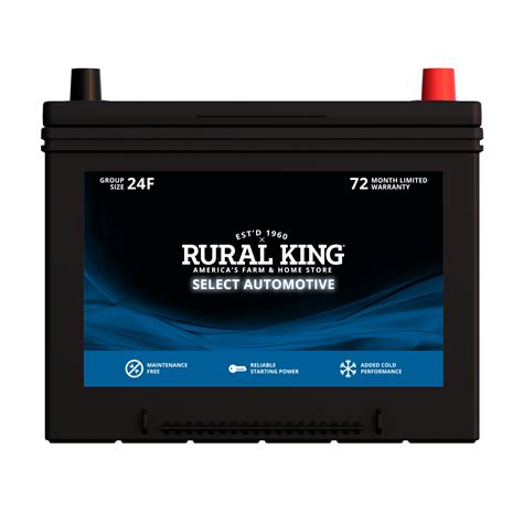 Rural King Select Automotive Battery 24F 72 Rural King