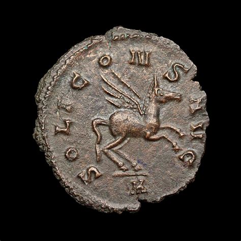 Roman Bronze Coin With Pegasus - Ancient Resource - Touch of Modern