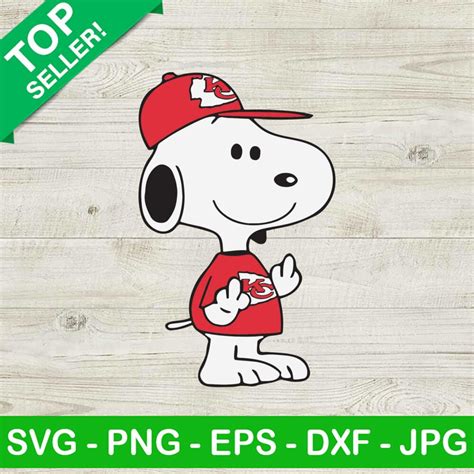 Snoopy Kansas City Chiefs Team SVG Chiefs Football SVG Snoopy NFL SVG