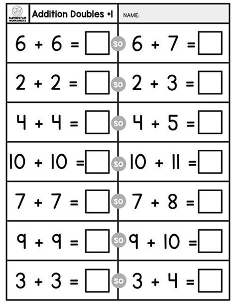 Using Doubles To Add First Grade