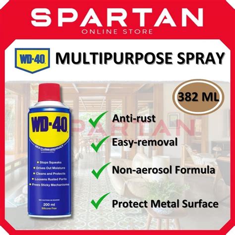 Wd Multipurpose Spray Anti Rust Lubricant Spray Anti Karat Ml