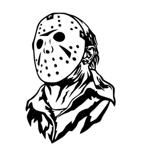 Jason Voorhees Halloween Svg For Craft Machines Cricut Cameo Etsy Artofit