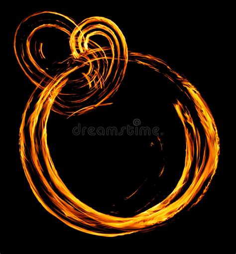 Ring Of Fire Stock Photo Image Of Circle Yellow Abstract 46130260