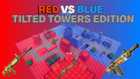 Red Vs Blue Tilted Towers Edition By Cline