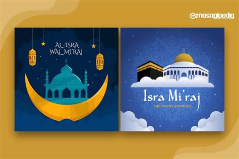 15 Poster Isra Miraj 2023 Terbaru Keren Dan Elegan Cocok Untuk Gambar