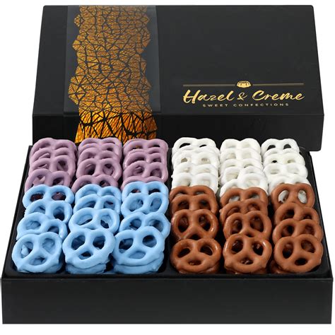 Hazel And Creme Yogurt Pretzels Chocolate Covered Pretzels Valentines Food Ts Assorted