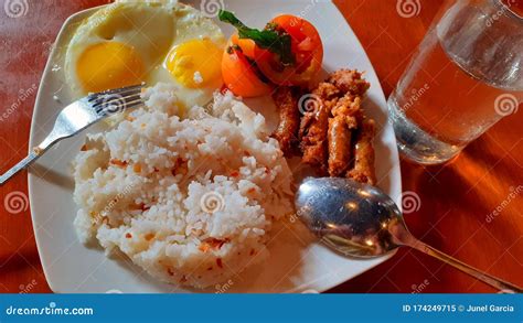 Filipino Breakfast Silog. Stock Image | CartoonDealer.com #174249715