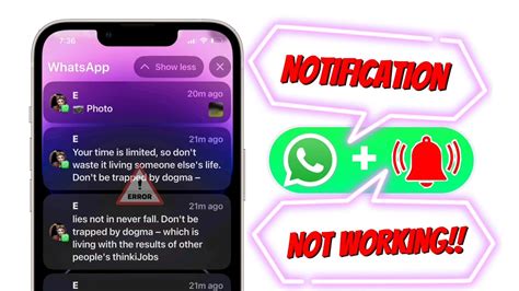 How To Fix WhatsApp Notification Not Working On IPhone Solve WhatsApp