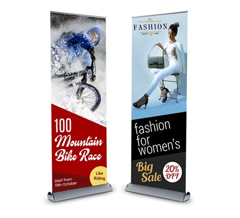 Electronic Standing Banners