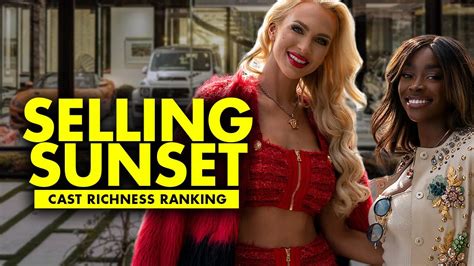 Heres How Rich All The ‘selling Sunset Cast Is Ranked Youtube